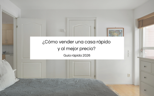 Dormitorio luminoso y ordenado con consejos sobre cómo vender una casa rápido y al mejor precio en 2026
